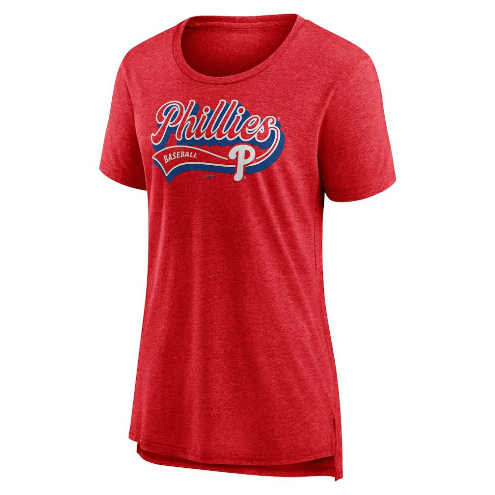Philadelphia Phillies Women's League Leader Tri-Blend T-Shirt | MLB Outlet