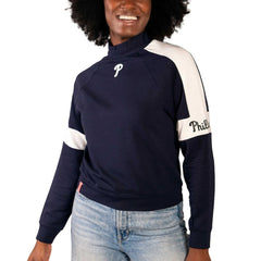 Philadelphia Phillies Lusso Women's Monica Pullover Sweatshirt | MLB Outlet