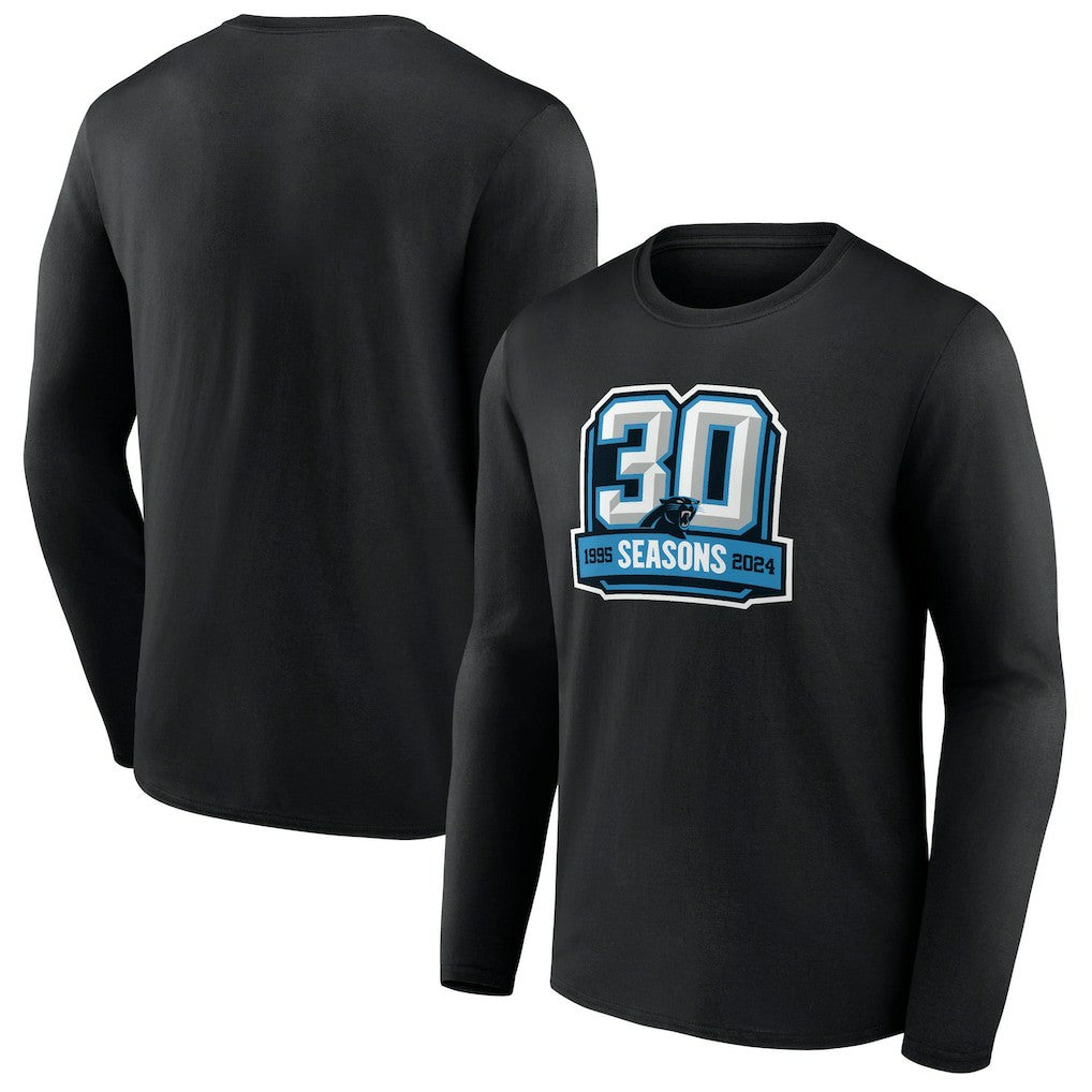 Carolina Panthers  30th Anniversary Long Sleeve T-Shirt