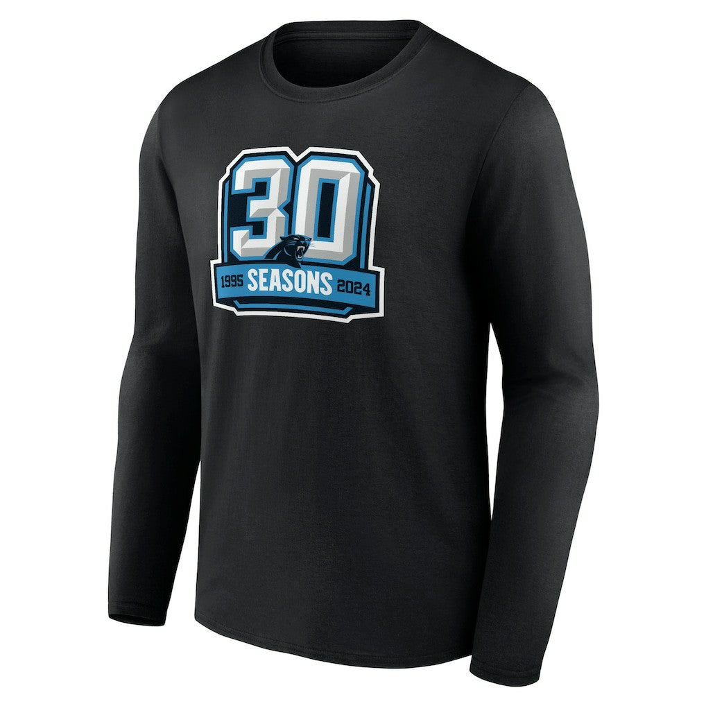 Carolina Panthers  30th Anniversary Long Sleeve T-Shirt
