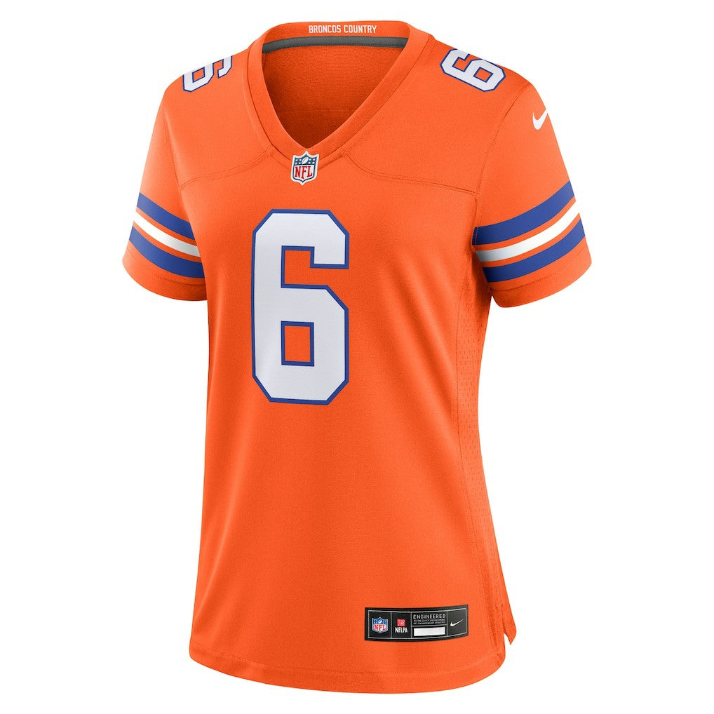 Denver Broncos Nike P.J. Locke III  Women's Mile High Collection 1977 Throwback Player Game Jersey