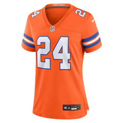 Denver Broncos Nike Champ Bailey  Women's Mile High Collection 1977 Throwback Retired Player Game Jersey