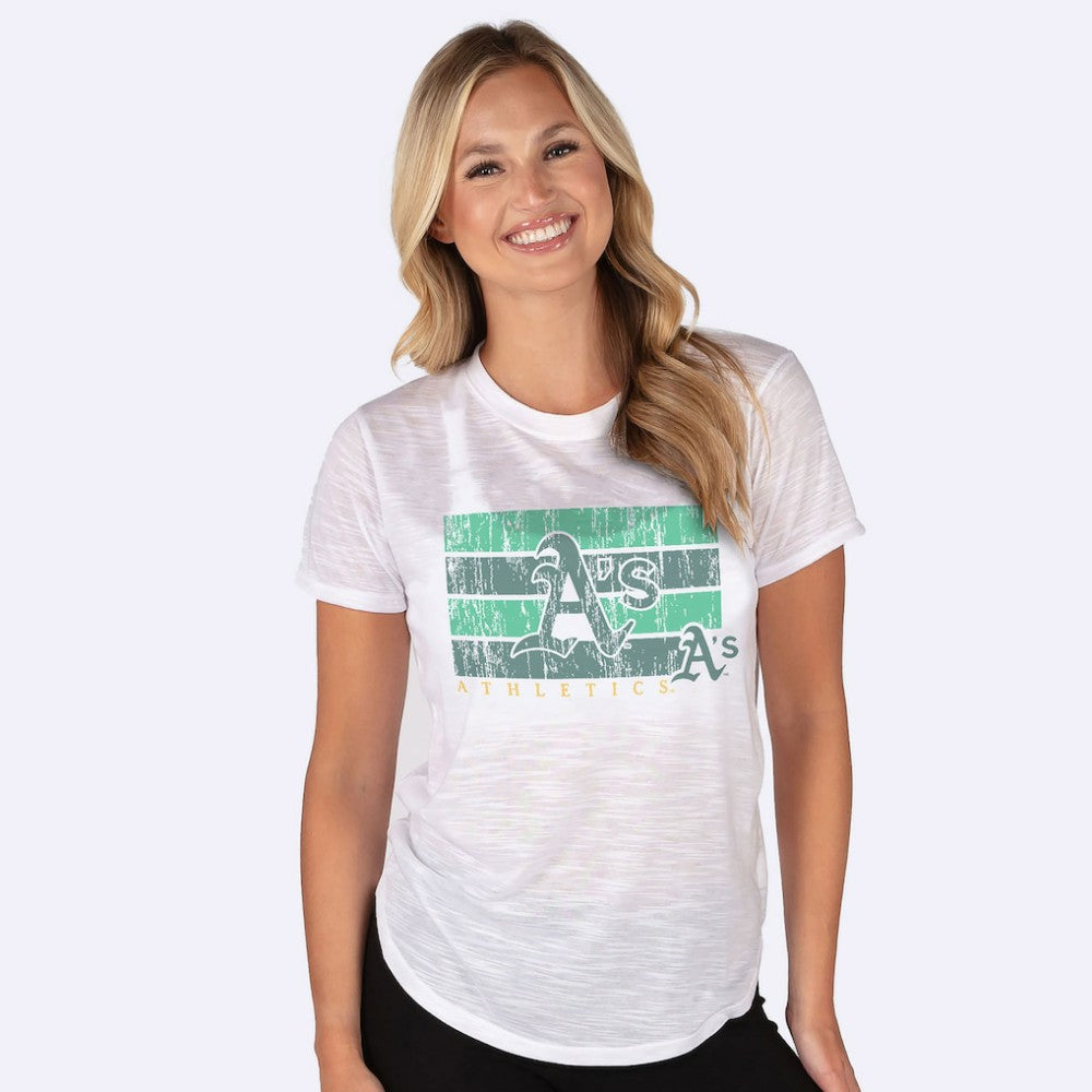 Oakland Athletics Concepts Sport Women's Infuse Knit Top | MLB Shop