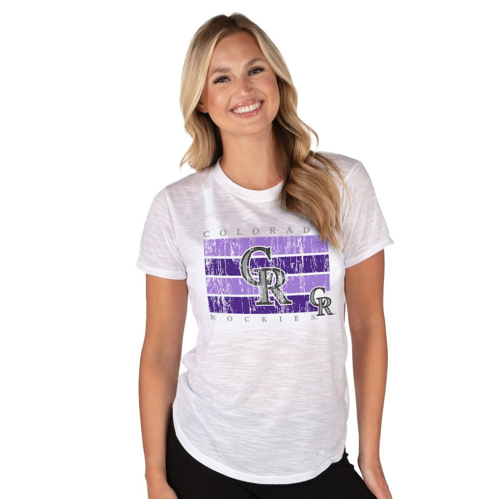 Colorado Rockies Concepts Sport Women's Infuse Knit Top | MLB US