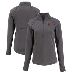 Baltimore Orioles Cutter & Buck Women's Peshastin Eco Fleece Recycled Raglan Half-Zip Top | MLB Outlet