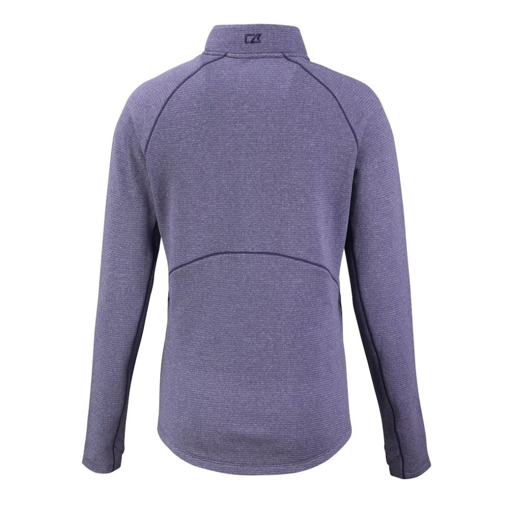 Colorado Rockies Cutter & Buck Women's Peshastin Eco Fleece Recycled Raglan Half-Zip Top | MLB Shop