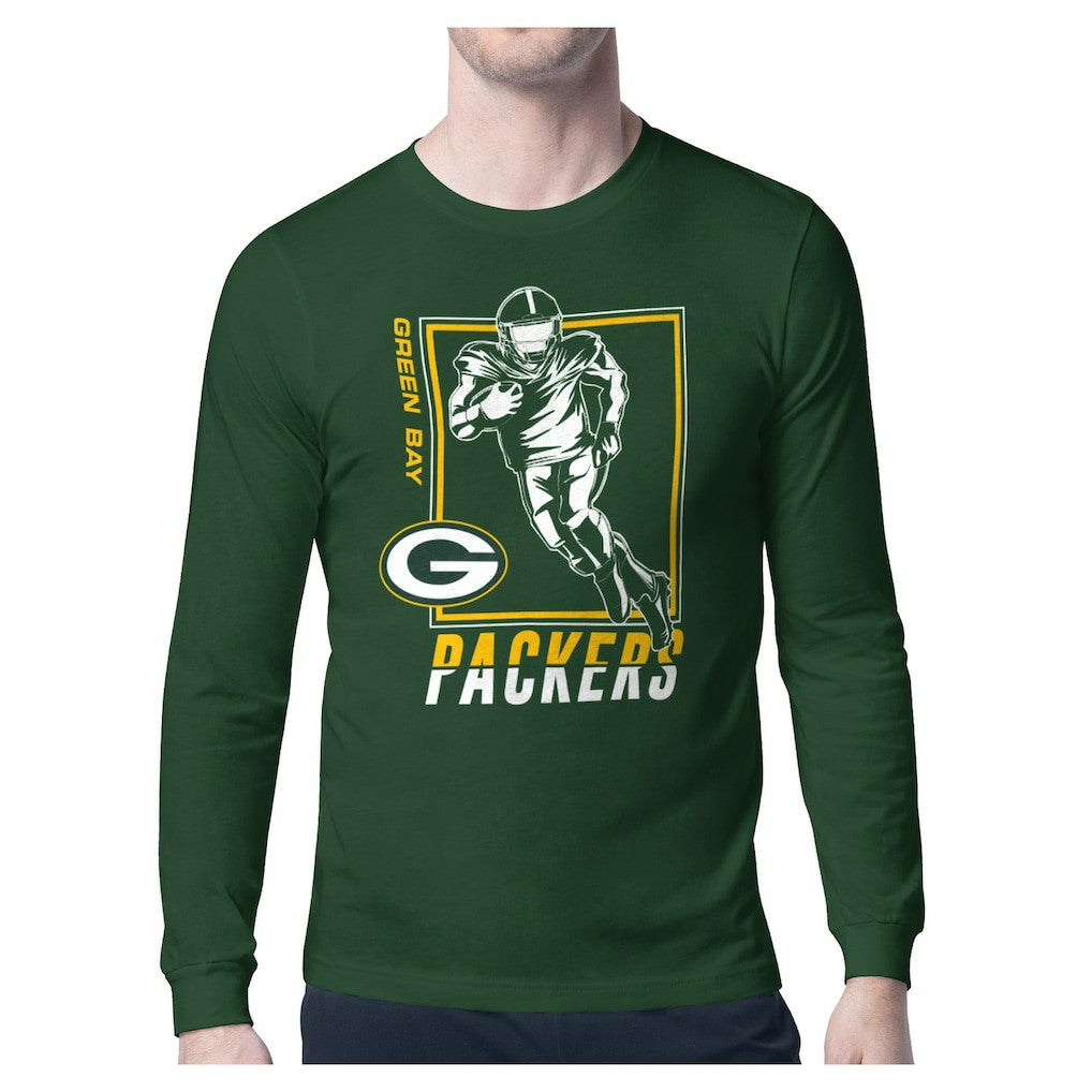 Green Bay Packers  Starter Player Grid Graphic Long Sleeve T-Shirt