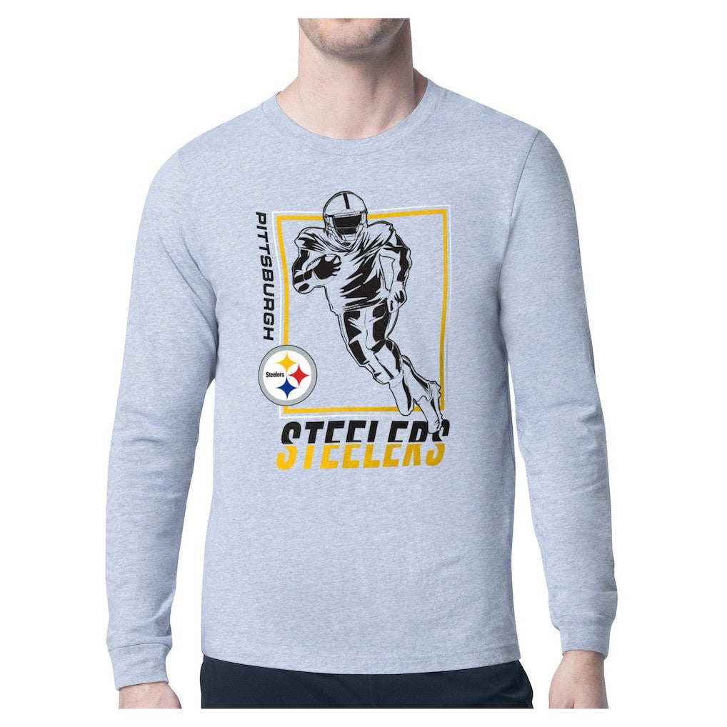 Pittsburgh Steelers  Starter Player Grid Long Sleeve T-Shirt