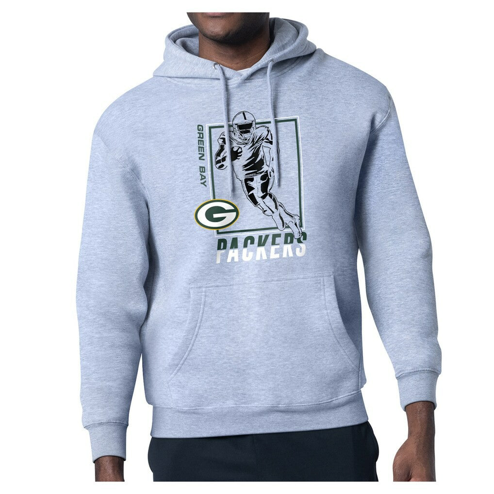 Green Bay Packers  Starter Player Grid Pullover Hoodie