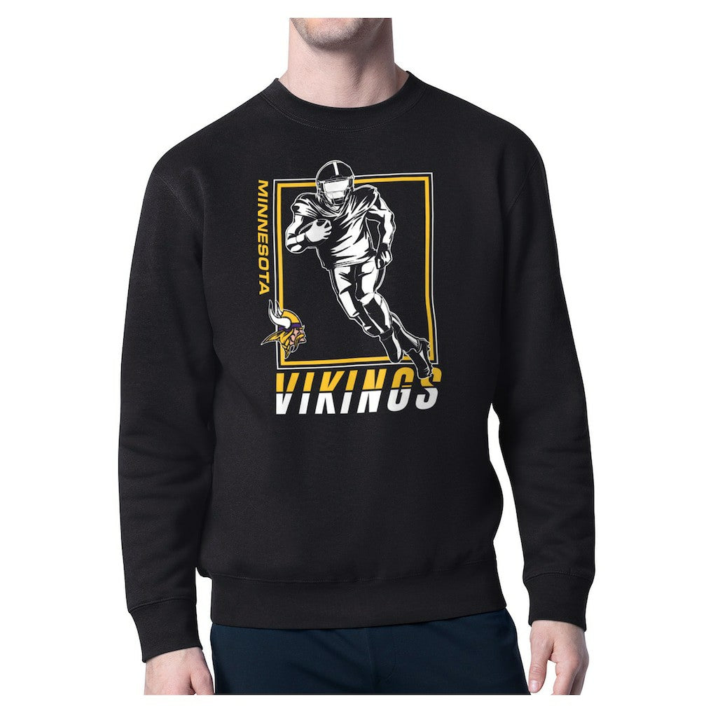 Minnesota Vikings  Starter Player Grid Pullover Sweatshirt