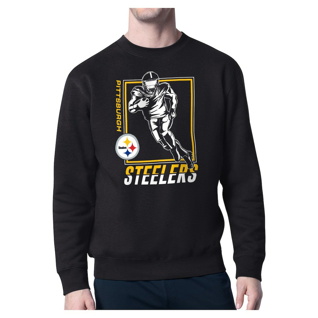 Pittsburgh Steelers  Starter Player Grid Pullover Sweatshirt