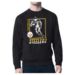 Pittsburgh Steelers  Starter Player Grid Pullover Sweatshirt