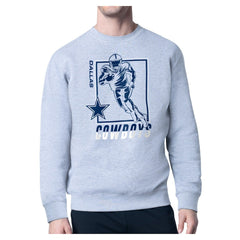 Dallas Cowboys  Starter Player Grid Pullover Sweatshirt