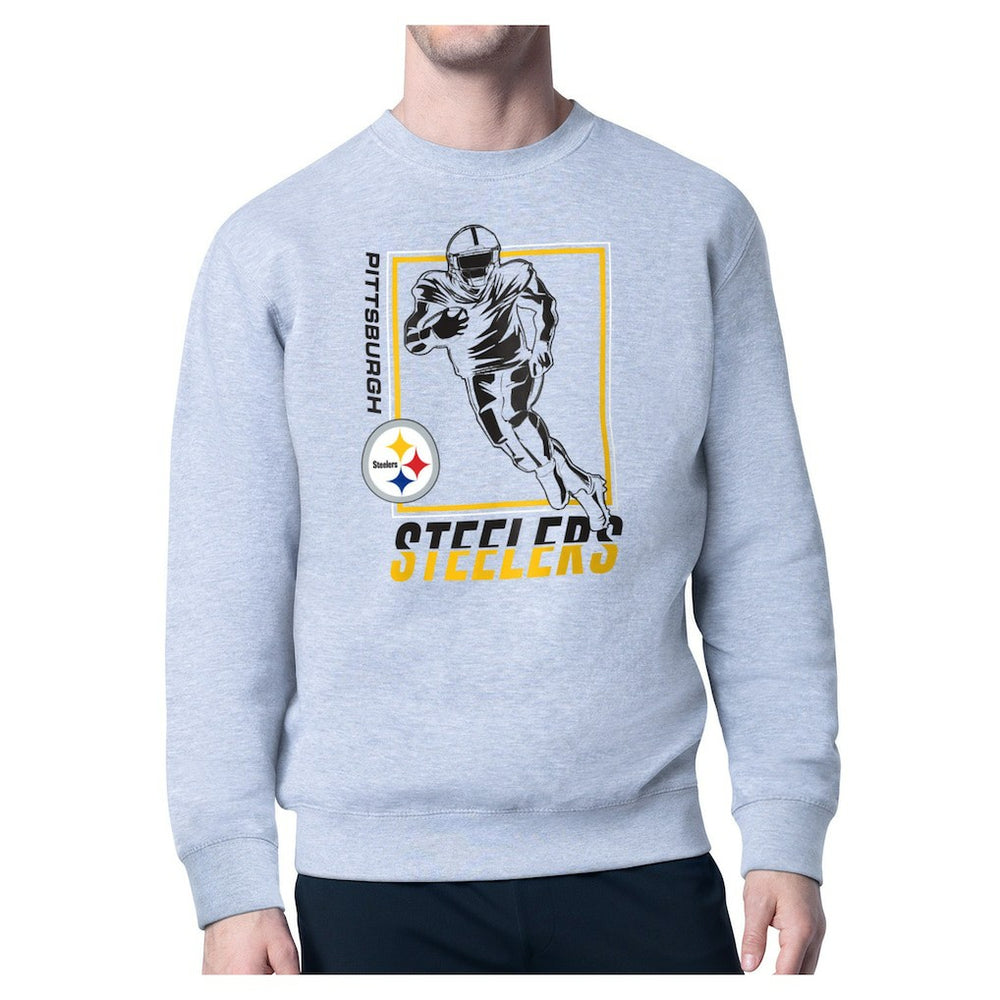 Pittsburgh Steelers  Starter Player Grid Pullover Sweatshirt