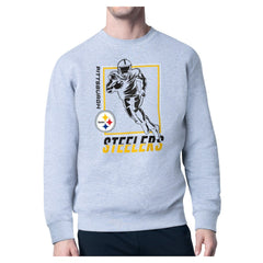 Pittsburgh Steelers  Starter Player Grid Pullover Sweatshirt