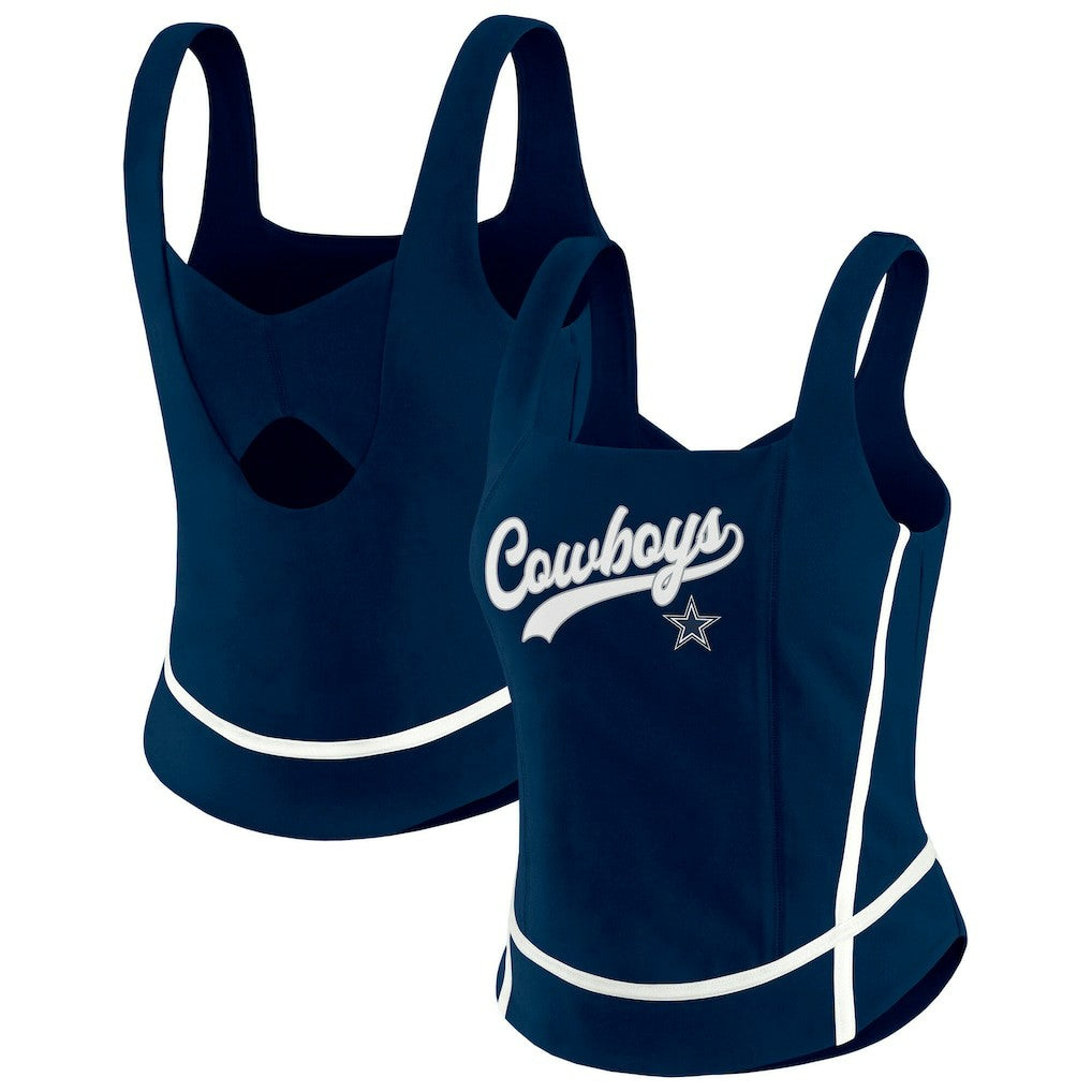Dallas Cowboys  WEAR by Erin Andrews Women's Square Neck Tank Top