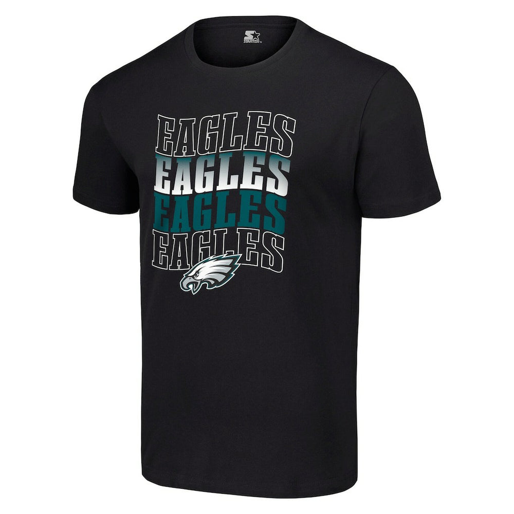 Philadelphia Eagles  Starter Four Team Name Logo T-Shirt
