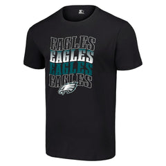 Philadelphia Eagles  Starter Four Team Name Logo T-Shirt