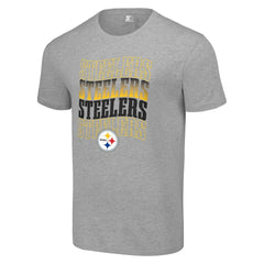 Pittsburgh Steelers  Starter Four Team Name Logo T-Shirt