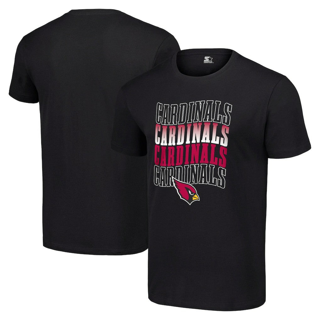 Arizona Cardinals  Starter Four Team Name Logo T-Shirt