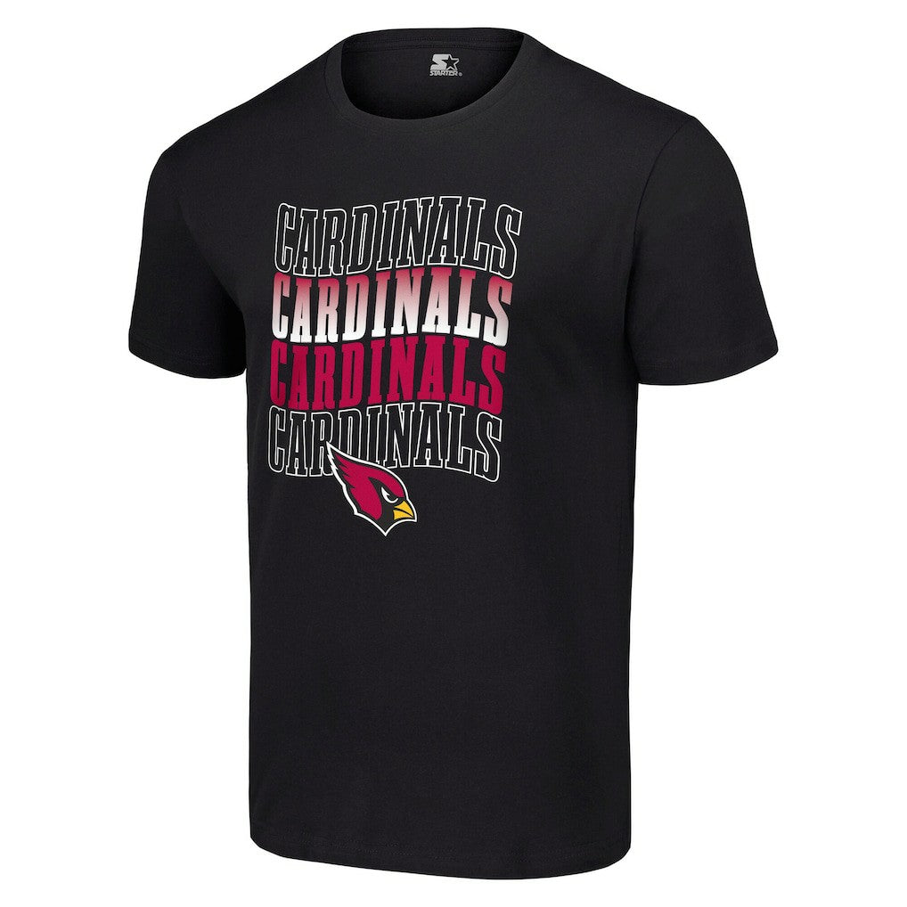 Arizona Cardinals  Starter Four Team Name Logo T-Shirt