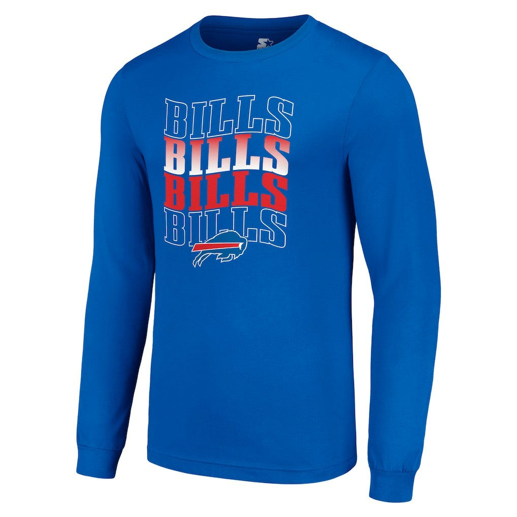 Buffalo Bills  Starter Team Name Graphic Long Sleeve T-Shirt