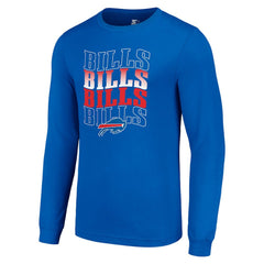 Buffalo Bills  Starter Team Name Graphic Long Sleeve T-Shirt