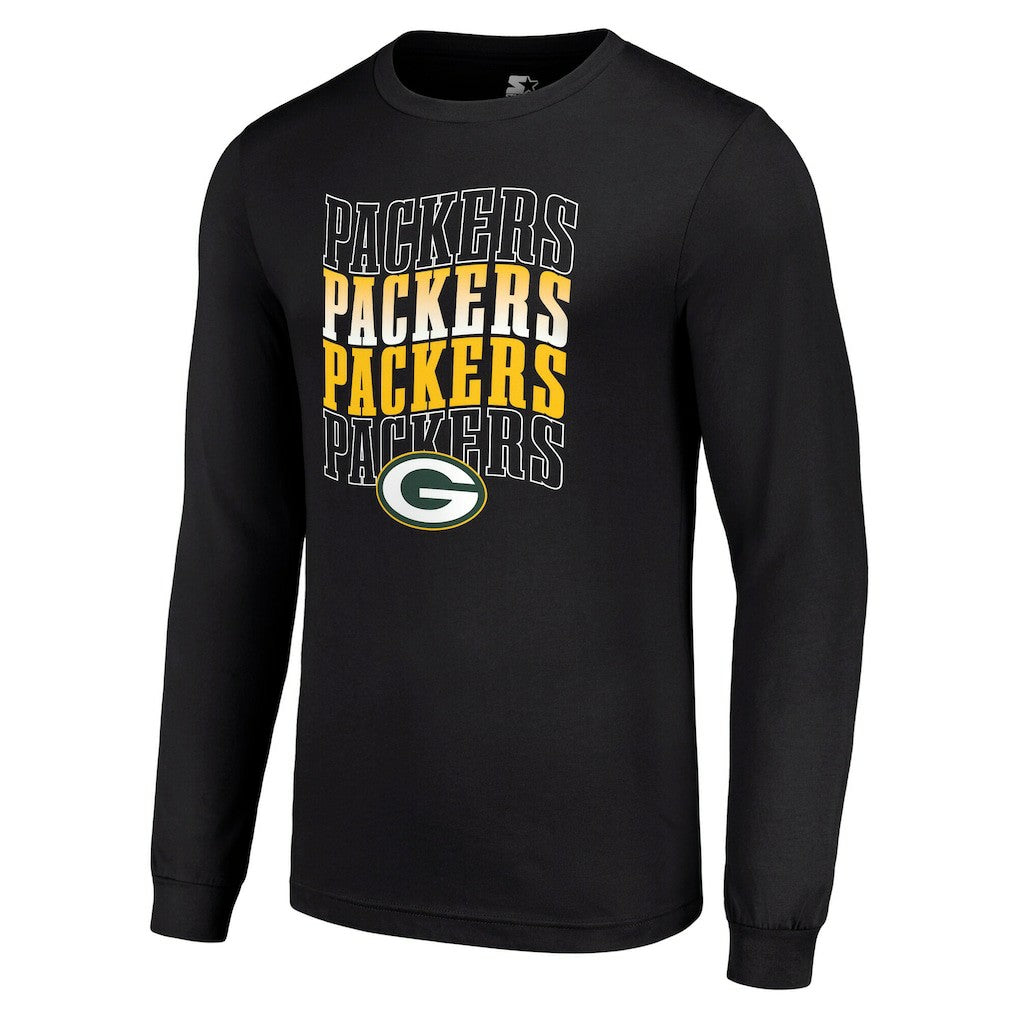 Green Bay Packers  Starter Team Name Graphic Long Sleeve T-Shirt