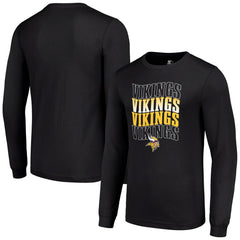 Minnesota Vikings  Starter Team Name Graphic Long Sleeve T-Shirt
