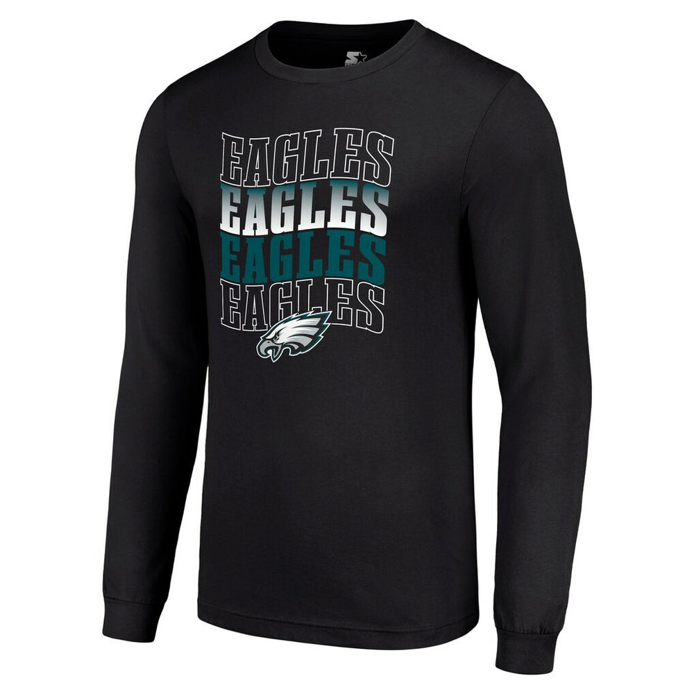 Philadelphia Eagles  Starter Team Name Graphic Long Sleeve T-Shirt