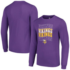 Minnesota Vikings  Starter Team Name Graphic Long Sleeve T-Shirt