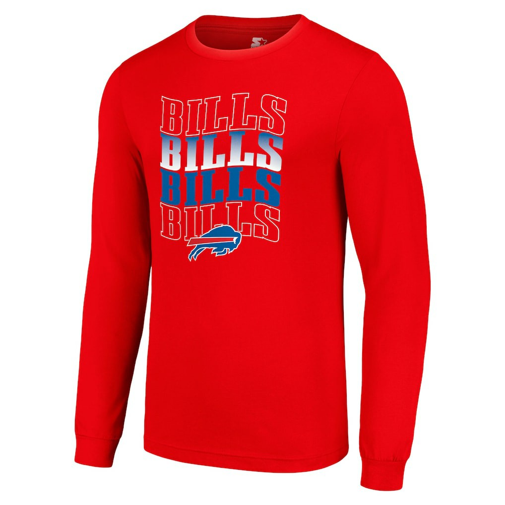 Buffalo Bills  Starter Team Name Graphic Long Sleeve T-Shirt