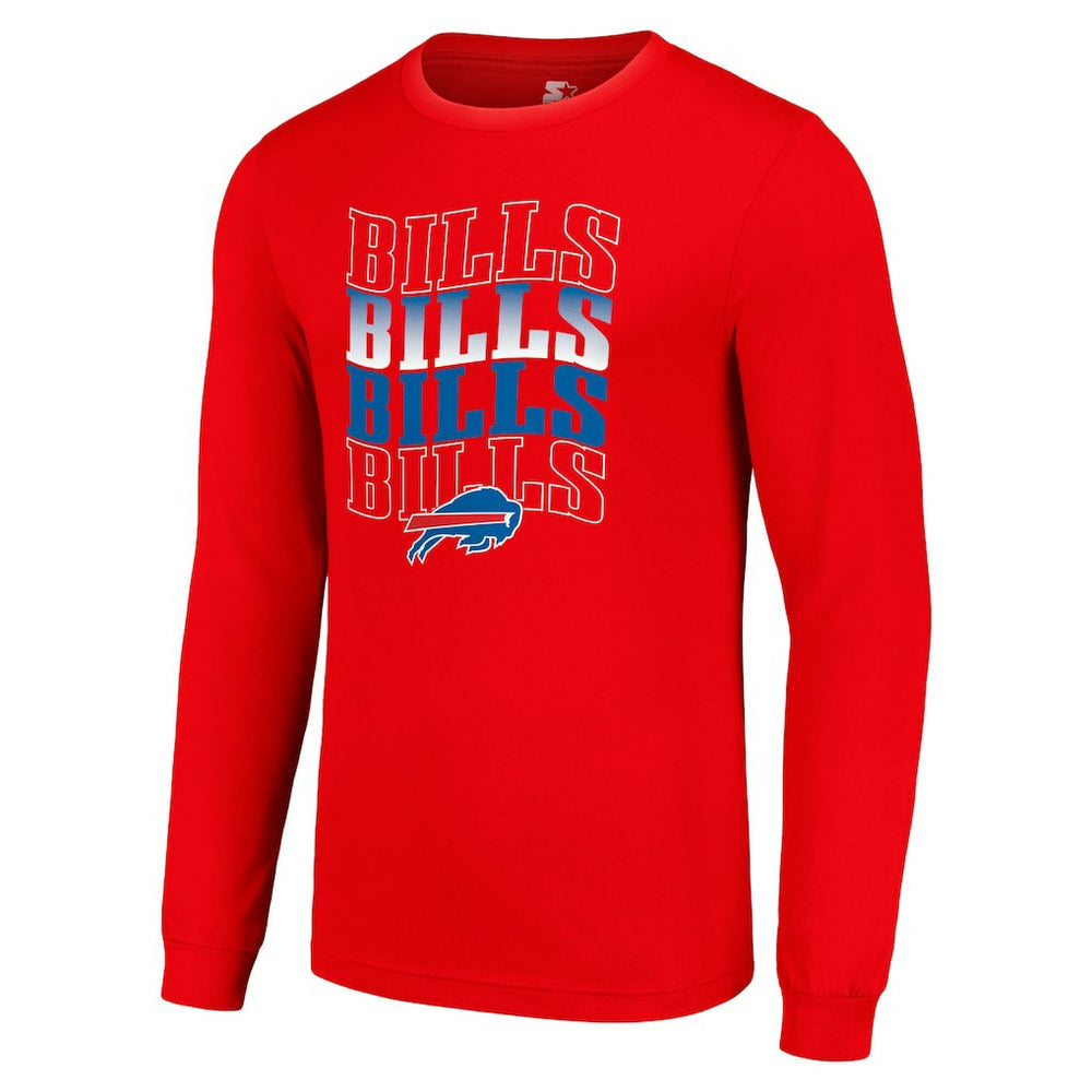 Buffalo Bills  Starter Team Name Graphic Long Sleeve T-Shirt
