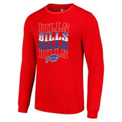 Buffalo Bills  Starter Team Name Graphic Long Sleeve T-Shirt