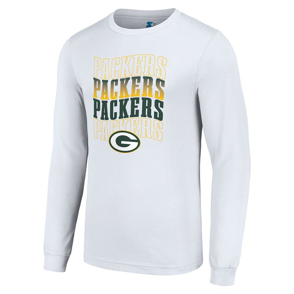 Green Bay Packers  Starter Team Name Graphic Long Sleeve T-Shirt