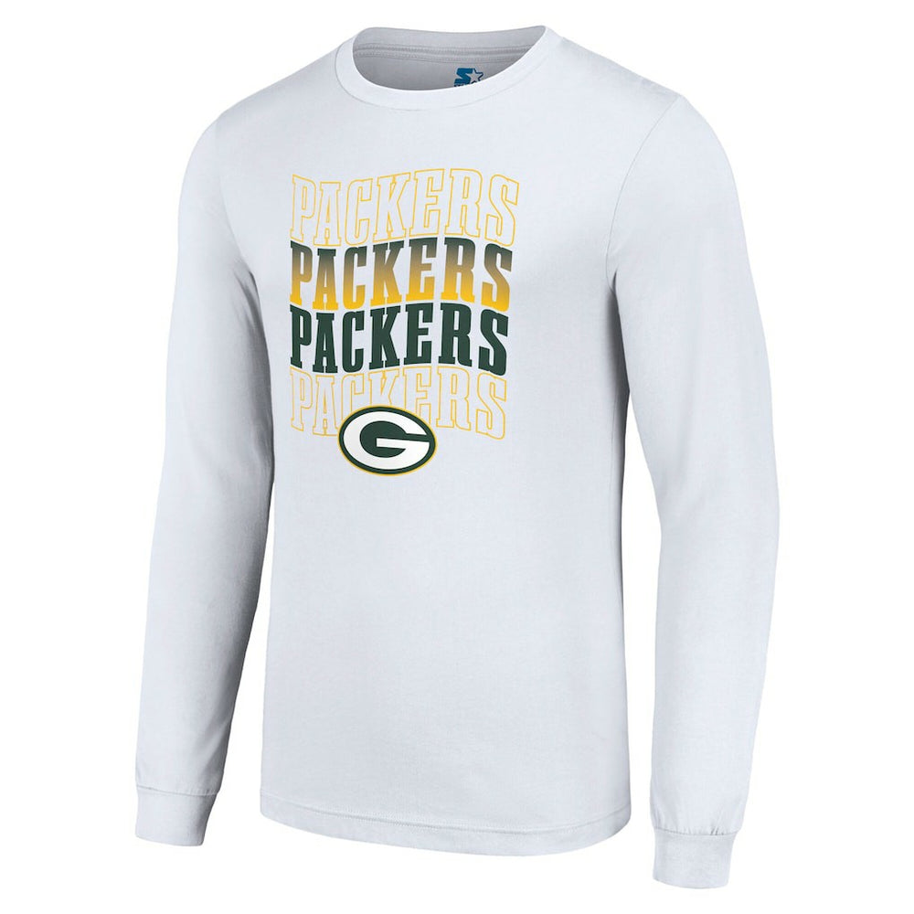 Green Bay Packers  Starter Team Name Graphic Long Sleeve T-Shirt
