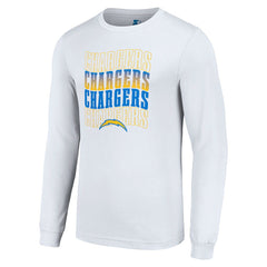 Los Angeles Chargers  Starter Team Name Graphic Long Sleeve T-Shirt