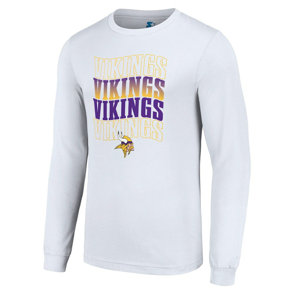 Minnesota Vikings  Starter Team Name Graphic Long Sleeve T-Shirt