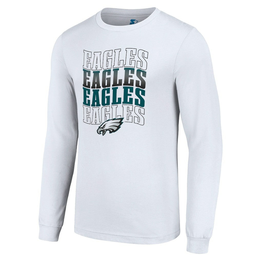 Philadelphia Eagles  Starter Team Name Graphic Long Sleeve T-Shirt