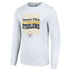 Pittsburgh Steelers  Starter Team Name Graphic Long Sleeve T-Shirt