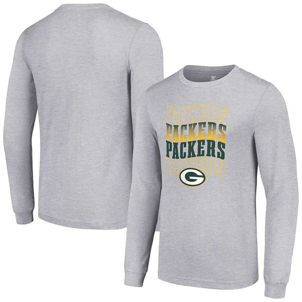 Green Bay Packers  Starter Team Name Graphic Long Sleeve T-Shirt