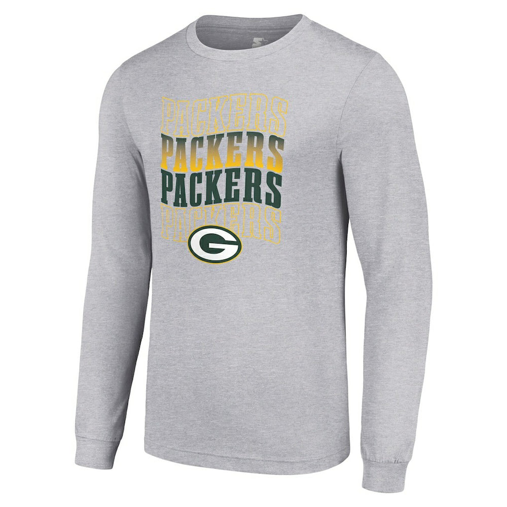Green Bay Packers  Starter Team Name Graphic Long Sleeve T-Shirt