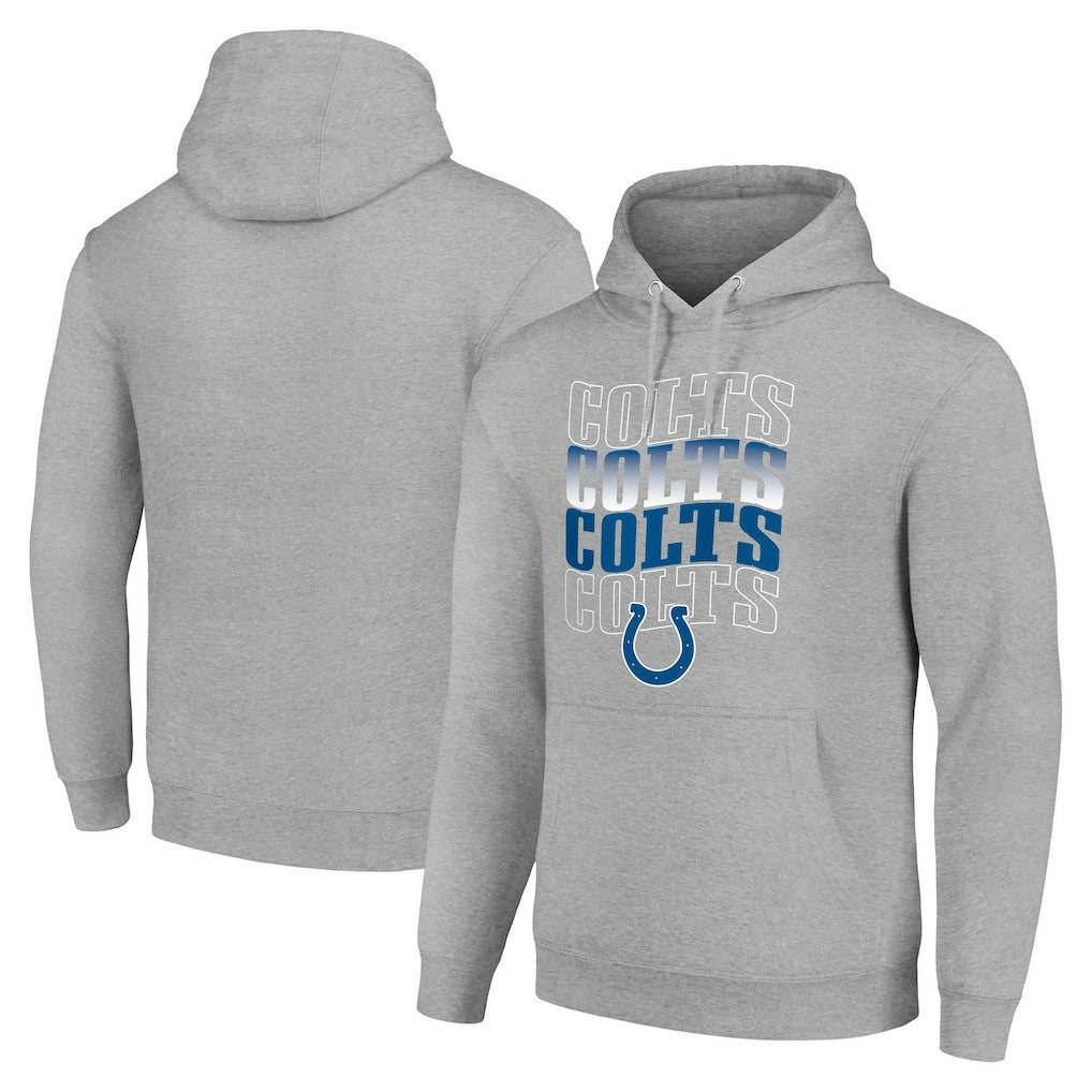 Indianapolis Colts  Starter Four Team Name Logo Fleece Pullover Hoodie