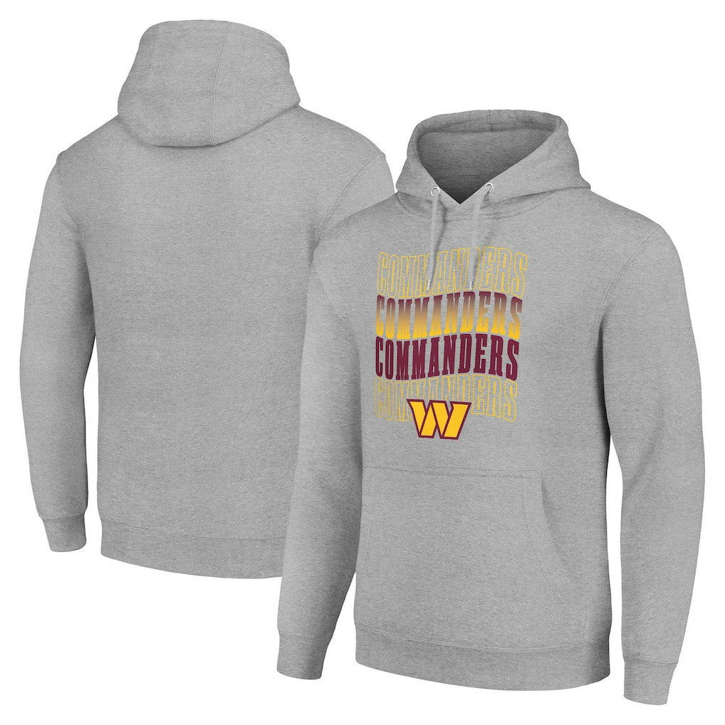 Washington Commanders  Starter Four Team Name Logo Fleece Pullover Hoodie