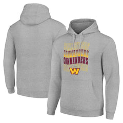 Washington Commanders  Starter Four Team Name Logo Fleece Pullover Hoodie