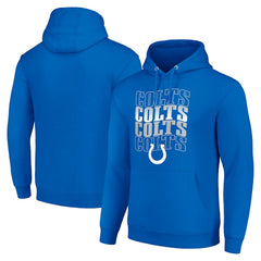 Indianapolis Colts  Starter Four Team Name Logo Fleece Pullover Hoodie