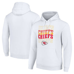 Kansas City Chiefs  Starter Four Team Name Logo Fleece Pullover Hoodie
