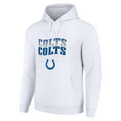 Indianapolis Colts  Starter Four Team Name Logo Fleece Pullover Hoodie