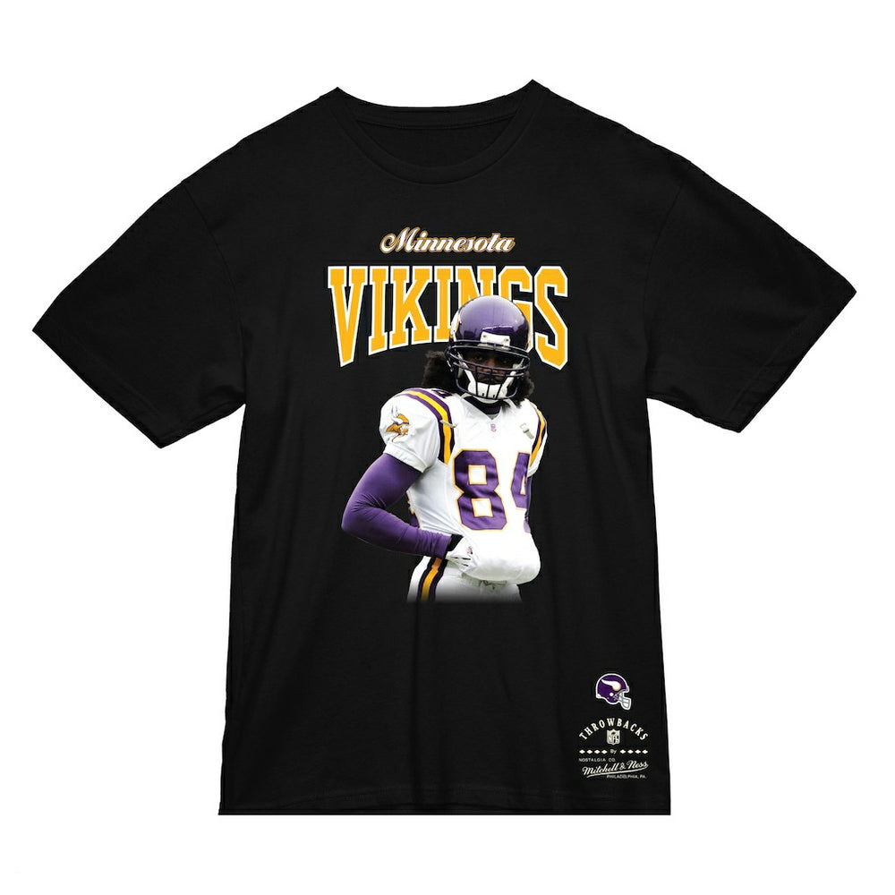 Minnesota Vikings Mitchell & Ness Randy Moss  Sideline Retired Player T-Shirt
