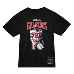 Atlanta Falcons Mitchell & Ness Deion Sanders  Sideline Retired Player T-Shirt
